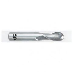 21/64" Dia. - 2-1/2" OAL - Carbide - Ball End HP End Mill-2 FL - Americas Industrial Supply