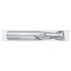 22mm Dia. x 102mm Overall Length 2-Flute Square End Solid Carbide SE End Mill-Round Shank-Center Cutting-TiALN - Americas Industrial Supply