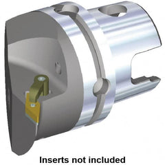 Kennametal - Left Hand Cut, Size KM80, VN.. Insert Compatiblity, Internal Modular Turning & Profiling Cutting Unit Head - 53mm Ctr to Cutting Edge, 70mm Head Length, Through Coolant, Series Kenloc - Americas Industrial Supply