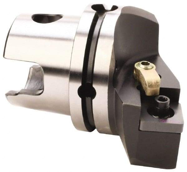 Kennametal - Left Hand Cut, Size KM80, SN.. Insert Compatiblity, External Modular Turning & Profiling Cutting Unit Head - 48mm Ctr to Cutting Edge, 70mm Head Length, Through Coolant, Series Kenloc - Americas Industrial Supply