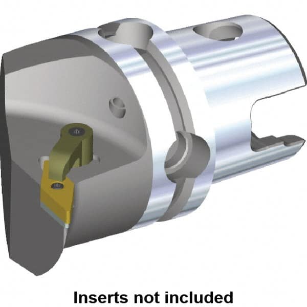 Kennametal - Right Hand Cut, Size KM80, VN.. Insert Compatiblity, Internal or External Modular Turning & Profiling Cutting Unit Head - 53mm Ctr to Cutting Edge, 70mm Head Length, Through Coolant, Series M-Clamping - Americas Industrial Supply