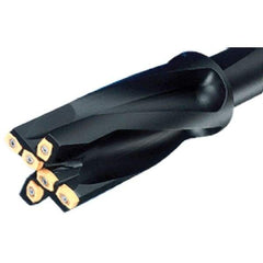 Iscar - 2-1/2" Cut Diam, 1-1/2" Shank Diam, 8.99" OAL, Indexable Square Shoulder End Mill - PLHT 1305-PDX Inserts, Weldon Shank, Through Coolant, Series IscarPlunger - Americas Industrial Supply