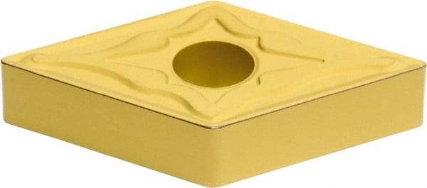 Sumitomo - DNMG431 EUX Grade AC810P Carbide Turning Insert - Al2O3 Finish, 55° Diamond, 1/2" Inscr Circle, 3/16" Thick, 1/64" Corner Radius - Americas Industrial Supply