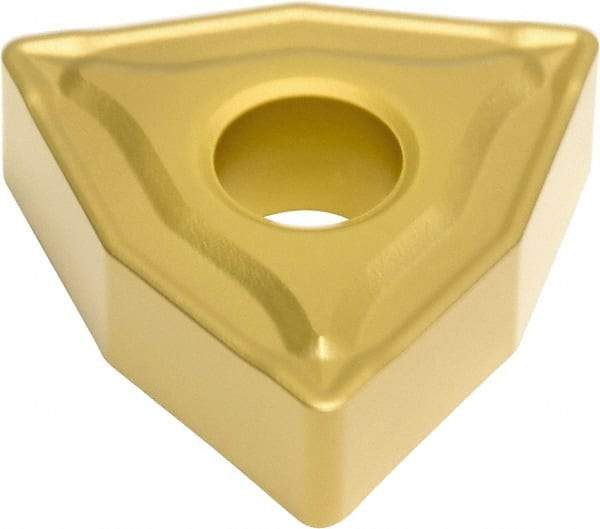 Sumitomo - WNMG432 EMX Grade AC830P Carbide Turning Insert - Al2O3 Finish, 80° Trigon, 1/2" Inscr Circle, 3/16" Thick, 1/32" Corner Radius - Americas Industrial Supply