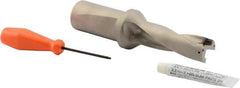 Sumitomo - 3.118" Max Drill Depth, 3xD, 1" Diam, Indexable Insert Drill - 1-1/4" Shank Diam, Whistle Notch Shank - Americas Industrial Supply