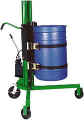 Valley Craft - 1,000 Lb Load Capacity, 30, 55 & 85 Gal Drum Lifter - For 30 Gal, 55 Gal & 85 Gal Drums - Americas Industrial Supply