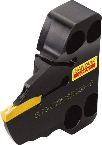 Sandvik Coromant - N123H2-0400-0004-TF Insert, 15mm Head Length, Modular Grooving Blade Holder Head - Right Hand Cut, System Size 70, Through Coolant, Series CoroCut 1-2 - Americas Industrial Supply