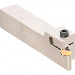 Iscar - GHD, External, Right Hand, 0.4" Max Depth of Cut, 0.157 to 0.197" Groove Width, Indexable Grooving Tool Holder - GI.., TIP Insert Compatibility, 1" Shank Height, 1" Shank Width, 6" OAL, Through Coolant - Americas Industrial Supply