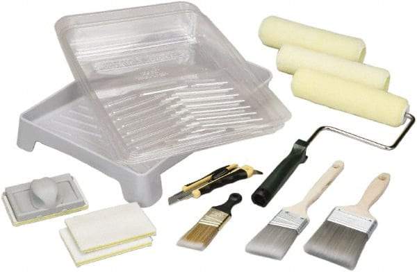 Ability One - Trim Paint Roller Kit - Includes Paint Tray, Roller Cover & Frame - Americas Industrial Supply