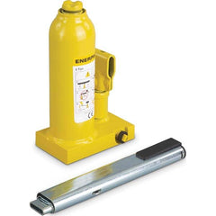 Enerpac - Manual Bottle, Screw, Ratchet & Hydraulic Jacks Type: Hydraulic Bottle Jack Load Capacity (Ton): 5 (Inch) - Americas Industrial Supply