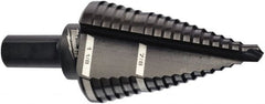 Milwaukee Tool - 2 Hole Sizes, 7/8 to 1-1/8" Hole Diam High Speed Steel Step Drill Bit - Americas Industrial Supply