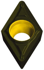 Hertel - DCMT21.51 H2U Grade HC305T Carbide Turning Insert - Al2O3 Finish, 55° Diamond, 1/4" Inscr Circle, 3/32" Thick, 1/64" Corner Radius - Americas Industrial Supply