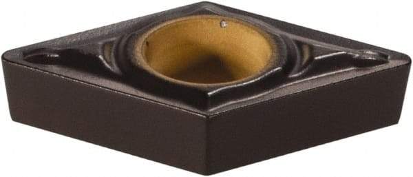 Hertel - DCMT21.51 H2U Grade HC315T Carbide Turning Insert - Al2O3 Finish, 55° Diamond, 1/4" Inscr Circle, 3/32" Thick, 1/64" Corner Radius - Americas Industrial Supply