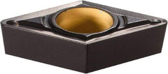 Hertel - DCMT32.52 H2U Grade HC315T Carbide Turning Insert - Al2O3 Finish, 55° Diamond, 3/8" Inscr Circle, 5/32" Thick, 1/32" Corner Radius - Americas Industrial Supply