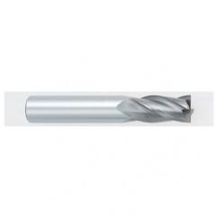 25mm Dia. x 102mm Overall Length 4-Flute Square End Solid Carbide SE End Mill-Round Shank-Center Cutting-TiALN - Americas Industrial Supply