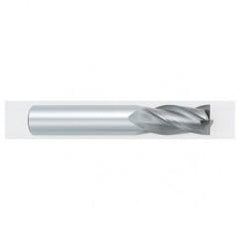 11mm Dia. x 70mm Overall Length 4-Flute Square End Solid Carbide SE End Mill-Round Shank-Center Cutting-TiALN - Americas Industrial Supply