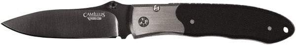 Clauss - 3" Blade, Drop Point Folding Knife - G-10, 1 Blade, 1 Edge - Americas Industrial Supply