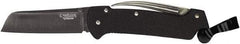 Clauss - 2-3/4" Blade, Drop Point Folding Knife - G-10, 1 Blade, 1 Edge - Americas Industrial Supply