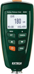 Extech - 19.69 to 49.21 mil Coating Thickness Gage - For Use with Ferrous/Nonferrous Bases - Americas Industrial Supply