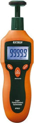 Extech - Accurate up to 0.05%, Contact and Noncontact Tachometer - 6.2 Inch Long x 2.3 Inch Wide x 1.6 Inch Meter Thick, 2 to 99,999 RPM Measurement - Americas Industrial Supply