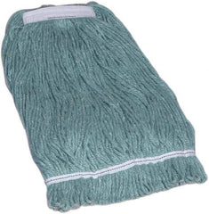 Ability One - 1-1/4" Large Blended Fiber Loop End Mop Head - 4 Ply, Side Loading Connection - Americas Industrial Supply