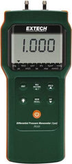 Extech - 1 Max psi, 0.3% Accuracy, Differential Pressure Manometer - Americas Industrial Supply