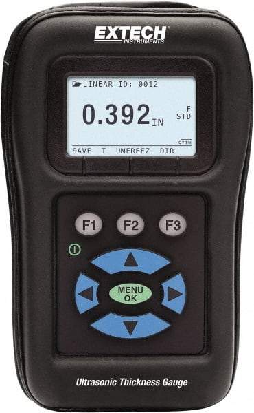 Extech - 0.02" to 20" Measurement, 0.001" Resolution Electronic Thickness Gage - Americas Industrial Supply