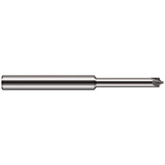 Harvey Tool - 0.01" Radius, 1/32" Diam, 2 Flute Solid Carbide Corner Rounding End Mill - Exact Industrial Supply