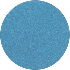 Porter-Cable - 6" Diam, 60 Grit Zirconia Alumina Adhesive PSA Disc - Medium Grade, Tan, C Weighted Backing, Flexible, 13,000 Max RPM - Americas Industrial Supply