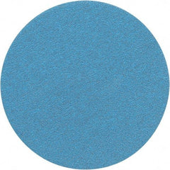 Porter-Cable - 5" Diam, 320 Grit Zirconia Alumina Adhesive PSA Disc - Extra Fine Grade, Tan, C Weighted Backing, Flexible, 13,000 Max RPM - Americas Industrial Supply