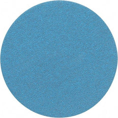 Porter-Cable - 5" Diam, 60 Grit Zirconia Alumina Adhesive PSA Disc - Medium Grade, Tan, C Weighted Backing, Flexible, 13,000 Max RPM - Americas Industrial Supply