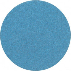 Porter-Cable - 5" Diam, 80 Grit Zirconia Alumina Adhesive PSA Disc - Medium Grade, Tan, C Weighted Backing, Flexible, 13,000 Max RPM - Americas Industrial Supply