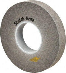 3M - 12" Diam, 4" Face Width, 5" Center Hole, Fine Grade, Silicon Carbide Deburring Wheel - Convolute, Soft Density 9 Grade, 3,000 RPM - Americas Industrial Supply