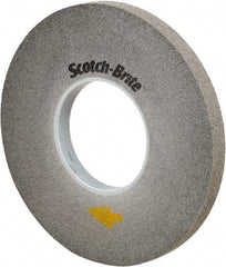 3M - 10" Diam, 1" Face Width, 5" Center Hole, Fine Grade, Silicon Carbide Deburring Wheel - Convolute, Soft Density 9 Grade, 3,600 RPM - Americas Industrial Supply