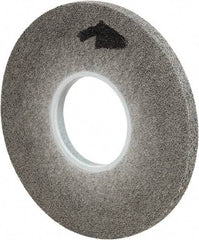 3M - 8" Diam, 1/2" Face Width, 3" Center Hole, Fine Grade, Silicon Carbide Deburring Wheel - Convolute, Soft Density 9 Grade, 4,500 RPM - Americas Industrial Supply