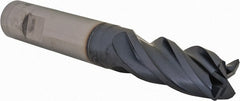 Iscar - 3/4" Diam 4 Flute Solid Carbide 0.04" Corner Radius End Mill - Americas Industrial Supply