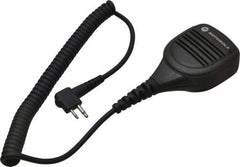 Motorola - Two Way Radio Remote Speaker Microphone - Use with PR400 Two-Way Radios - Americas Industrial Supply