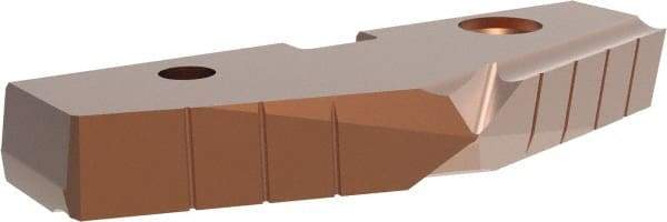 Allied Machine and Engineering - 84mm Diam x 7/16" Thick, Seat Code 6, 144° Included Angle Spade Drill Insert - AM200 Coated, Cobalt, Grade Super Cobalt, Series GEN2 T-A - Americas Industrial Supply