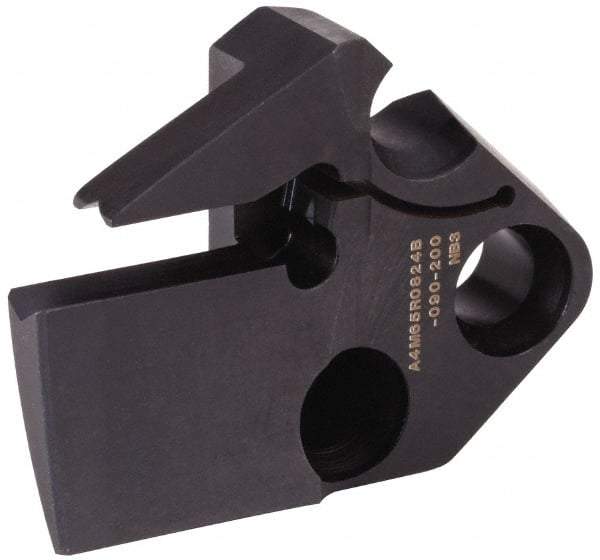 Kennametal - 6mm Groove Width, 24mm Max Depth of Cut, Right Hand Cut, A4M-B Indexable Grooving Blade - 6 Seat Size, A4G0600M06P04GMP Insert Style, Series A4 - Americas Industrial Supply