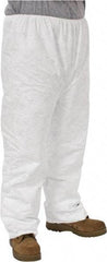 Dupont - Size XL, Tyvek General Purpose Work Pants - 25-1/2 Inch Waist, 28-3/4 Inch Inseam, White - Americas Industrial Supply