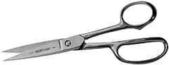 Heritage Cutlery - 3" LOC, 8" OAL Stainless Steel Standard Shears - Ambidextrous, Straight Handle, For General Purpose Use - Americas Industrial Supply