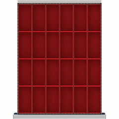LISTA - 24-Compartment Drawer Divider Layout for 3.15" High Drawers - Americas Industrial Supply