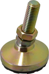 Gibraltar - 5/8-11 Bolt Thread, Studded Pivotal Stud Mount Leveling Pad & Mount - 1,200 Max Lb Capacity, 2-1/2" Base Diam - Americas Industrial Supply