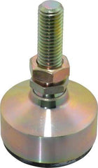 Gibraltar - 440 Lb Capacity, 5/8-11 Thread, 3-7/8" OAL, Zinc Stud, Studded Socket Mount Leveling Mount - 2" Stud Length, 2-1/2" Base Diam, Zinc Pad, 7/8" Hex - Americas Industrial Supply