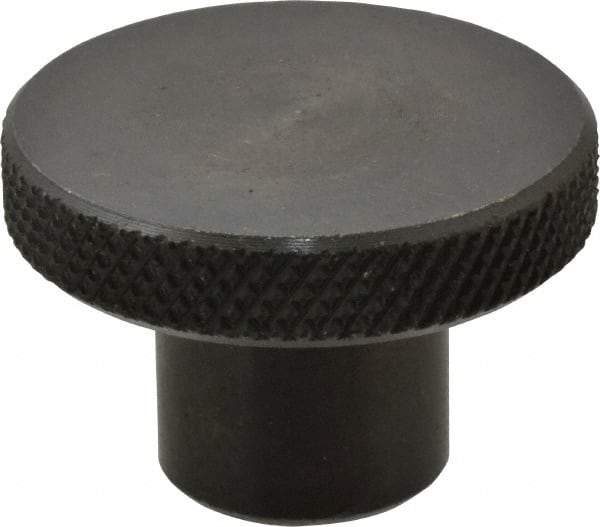 Gibraltar - 1-1/2" Head, Knurled Knob - Tapped, Steel - Americas Industrial Supply