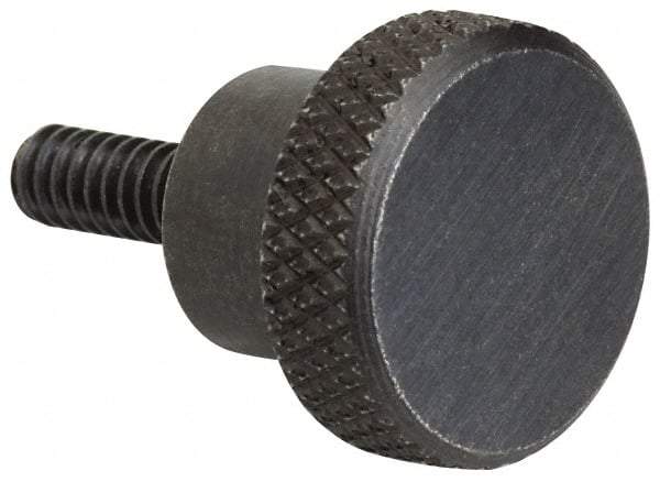 Gibraltar - 1-1/2" Head, Knurled Knob - Threaded Stem, Stainless Steel - Americas Industrial Supply