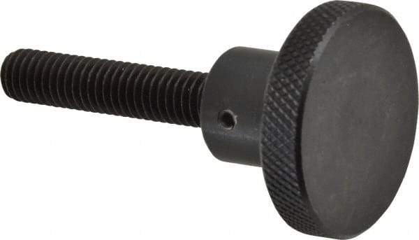 Gibraltar - 1-1/2" Head, Knurled Knob - Threaded Stem, Steel - Americas Industrial Supply