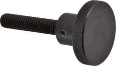 Gibraltar - 1-1/2" Head, Knurled Knob - Threaded Stem, Steel - Americas Industrial Supply