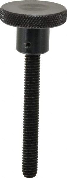 Gibraltar - 1-1/2" Head, Knurled Knob - Threaded Stem, Steel - Americas Industrial Supply