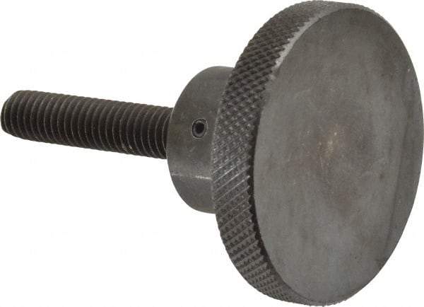 Gibraltar - 2" Head, Knurled Knob - Threaded Stem, Steel - Americas Industrial Supply
